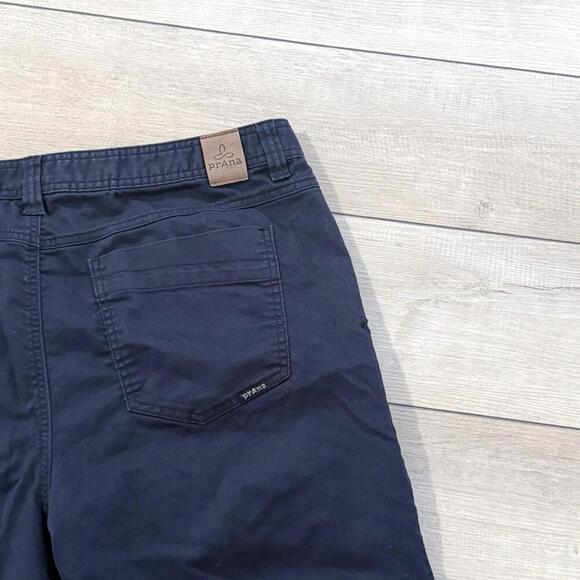 PrAna Slim Fit Navy Chino Pants Mens Size 40x30 Organic Cotton Casual Trousers - Picture 5 of 10